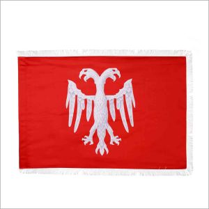 Zastava Nemanjića – Dušanova zastava - saten crvena