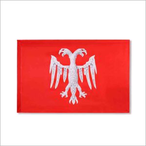 Zastava Nemanjića - Dušanovog Carstva - poliester crvena