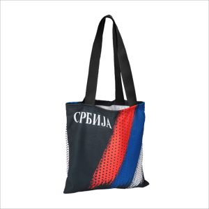 Torba Srbija- TROBOJKA crna