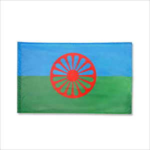 Zastava Romska-PES 150x100cm