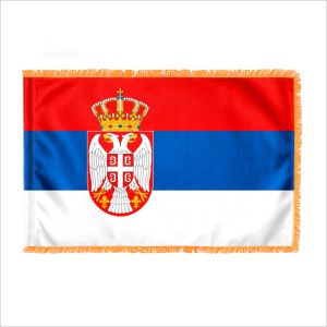 Zastava Srbije - unutrašnja/svečana - krep saten