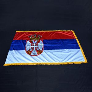 Zastava Srbije - unutrašnja/svečana - krep saten