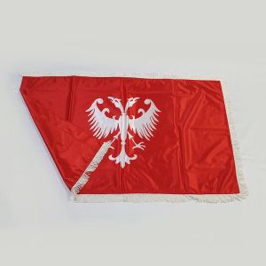 Zastava Nemanjića – Dušanova zastava - saten crvena